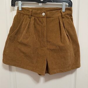 Princess Polly Tan Corduroy Skorts